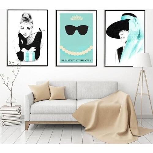 Breakfast At Tiffanys Wall Pictures For Living Room Posters And Prints DecorationNordic Canvas Art Print Paintings Home Decor