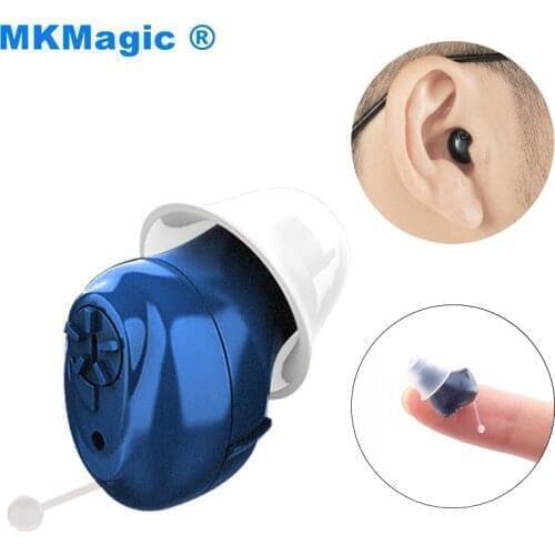 2021 best ITC Hearing Aid Hearing Amplifier super mini Ear Hearing Aid for The Elderly Sound Amplifier for Hearing Loss Aids