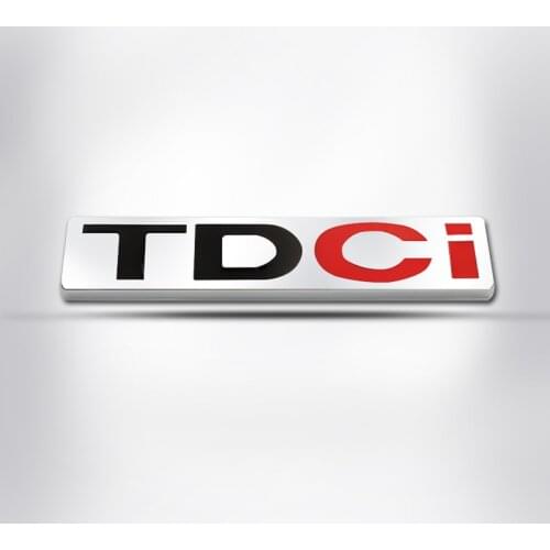 3d metal TDCI Car Trunk Fender Emblem Styling Decoration TDCI for Focus Mondeo Explorer Mustang fiesta Escort Kuga eco sport