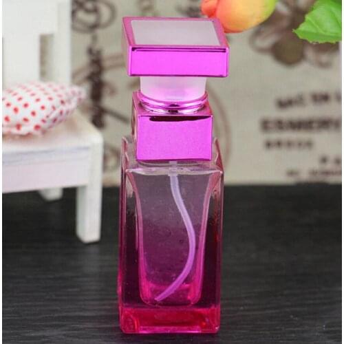 Wholesale 100pcs 15 ml Multicolor Crystal Cut Glass Perfume Spray Bottles 15CC Refillable Empty Bottles