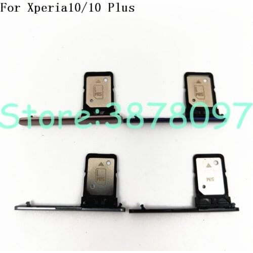 New Original Sim Card Sim Card Holder Reader For Sony Xperia 10 10 Plus I3123 I3113 Sim Tray Replacement