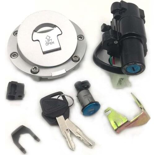 For Honda CBR1000RR 04-07 05 06 CBR 1000 RR 1000RR 2004 2005 2006 2007 Ignition Switch Fuel Gas Tank Cap Cover Seat Lock w/ Keys