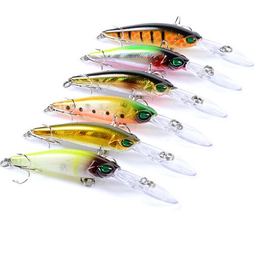 1 pcs Luya Bait Floating Mino Minnow 9.4cm/6.2g Bionic Bait Hard Bait