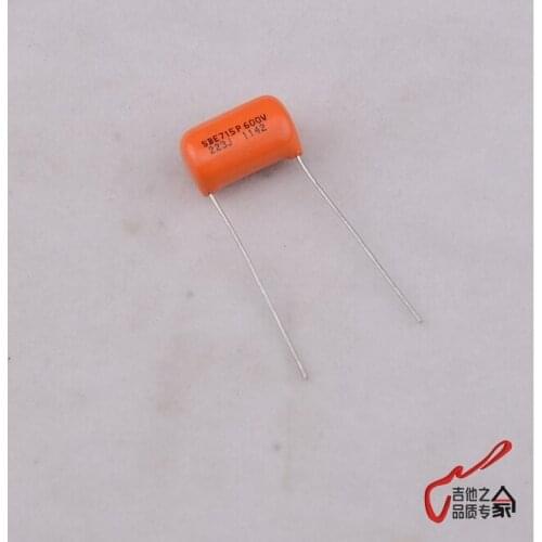 Sbe 0.022uf 223 electric guitar double coil pick-up orange capacitor