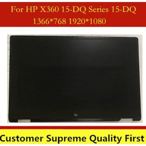 For HP Pavilion x360 15-DQ 15-dq1005ng touch screen LCD screen assembly FHD HD