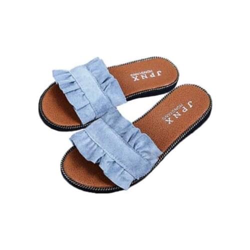 Fashion 2021 Summer Shoes Designer Women Slippers Outside Beach Slides Slippers Ladies Literary Flat-heeled Sandals