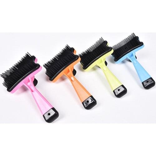 Pet New style Fur Shedding Trimmer Professional Comb Quick Clean Tool Puppy Cat Hair Grooming Rake easy use Colorful