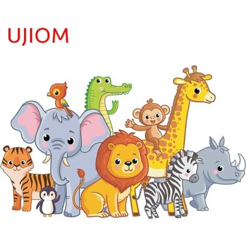 UJIOM Animal Decor Poster Wall Stickers Refrigerator Computer Decorative Decals Living Room Decoration Room Decor Wallpaper