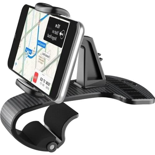 Universal Dashboard Car Mount Phone Holder 360° Adjustable Easy Clip on Cradle stand Rotatable GPS Display Bracket with number