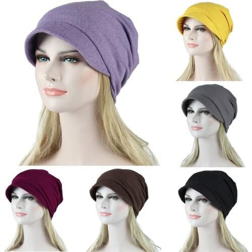 Ladies Women Hair Loss Scarf Cancer Chemo Cap Muslim Turban Head Wrap Cover Hat