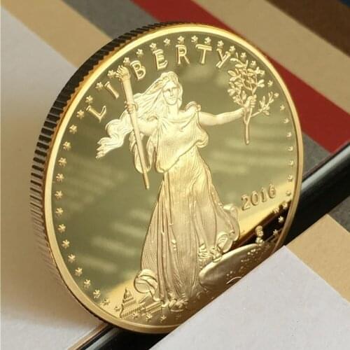 US UNITED STATES OF AMERICA LIBERTY COIN EAGLE BADGE