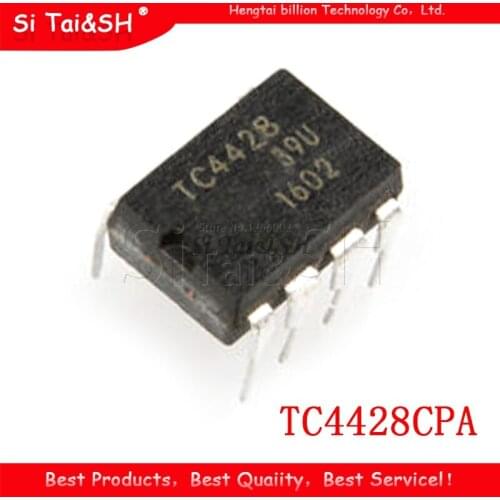 10pcs TC4428CPA DIP TC4428 DIP-8 TC4428EPA