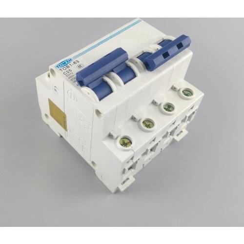 2P 25A MTS Dual power Manual transfer switch Circuit breaker MCB 400V