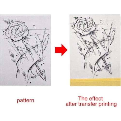 5/10/25/50/100pcs Tattoo Transfer Papers A4 Size Tattoo Thermal Copier Stencil Papers for Tattoo Transfer Machine Accessories