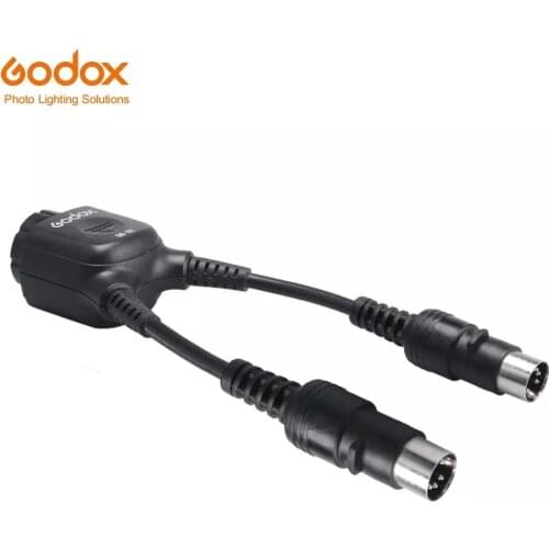 Godox DB-02 2 to 1 Cable Y Type adapter for Propac Power Pack PB960 AD360 AD180 Improving Recycle time