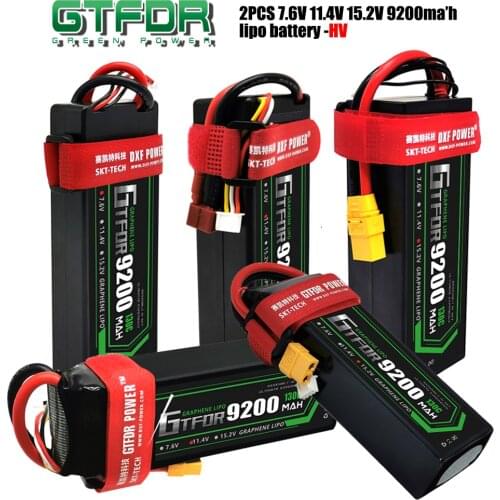 DXF Lipo Battery 4S 14.8V 6200mAh 5300mah 6500mah 8400mah 80C 130C 100C 120C HardCase for HPI HSP 1/8 1/10 Buggy RC Car Truck