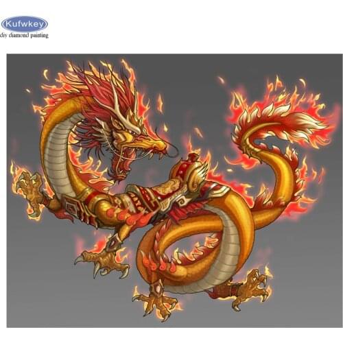 Diamond Embroidery Chinese Totem Dragon Full Square & Round 5d DIY Diamond Painting Stitching diamond mosaic Cross Stitch Kits