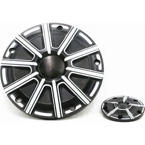 Motorcycle CNC Edge Cut Derby Timer Cover For Harley Dyna Softail Electra Glide Road King Street Glide