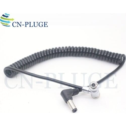DC2.5 to Right angle 5 pin female for PORTKEYS LH5H Monitor power cable Spring wire