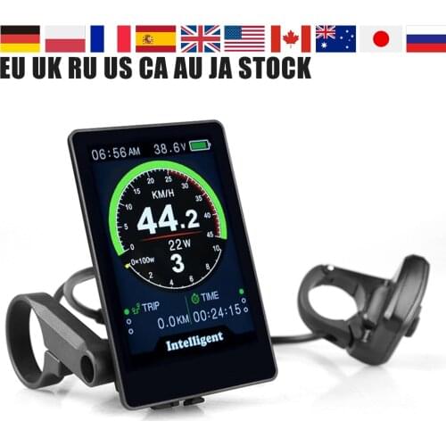 Electric Bicycles intelligent 860C Display ebike LCD Control Panel Waterproof E Bike Computer for BAFANG BBS02B BBS01B BBSHD