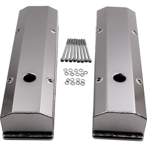 Fabricated Aluminum Valve Cover Fit 1958-86 Small Block Chevy 283/350/302/327/400 Engine Tall SBC