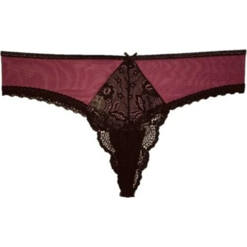 LOOK FOR YOUR WONDERFUL NIGHTS WITH ITS STUNNINGELEGANT LINGERIE Lace Tulle Design Ladies String FREE SHIPPING