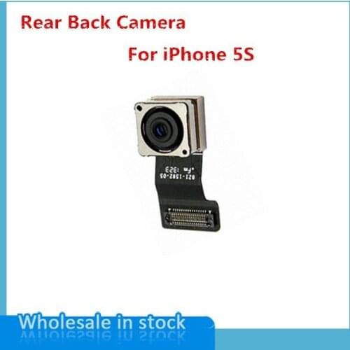MXHOBIC 20pcs/lot High Quality Back Rear Camera For iPhone 5s Big Camera Flex Cable Replacement Repair Parts Free Shipping