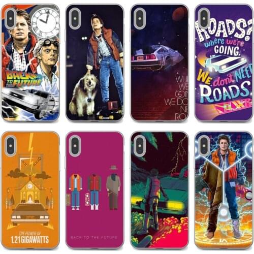 Soft Case For Huawei Mate 20 30 40 7 8 9 10 Lite Pro P Smart 2018 2019 Plus G7 G8 Michael-J.-Fox-Back-to-the-Future-1985