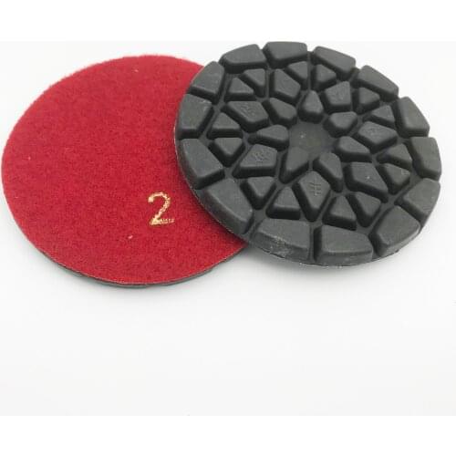 3 Step Diamond Polishing Pads Wet/Dry 4" SET KIT Granite Marble Quartz Concrete