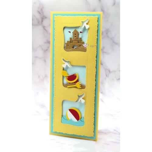 New Irregular photo frame card metal Cutting Dies Stencils DIY Scrapbooking Paper/photo Cards Embossing Dies