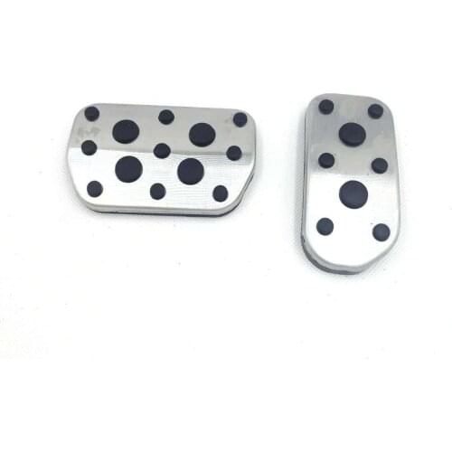 Accelerator Brake Stainless Steel Anti-skid Pedal, Interior Accessories Pedal Suitable for Toyota RAV4 Rongfang 2014-2019