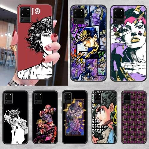 ADVENTURE OVER HEAVEN JOJO Phone case For Samsung Galaxy Note 4 8 9 10 20 S8 S9 S10 S10E S20 Plus UITRA Ultra black painting