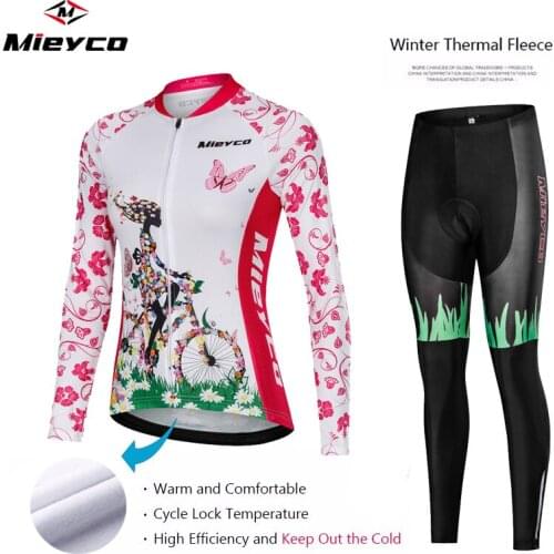 Pro Team Cycling Jersey Set Winter Long Sleeve MTB Bike Clothing Uniform Thermal Fleece Bicycle Clothes Maillot Ropa Ciclismo