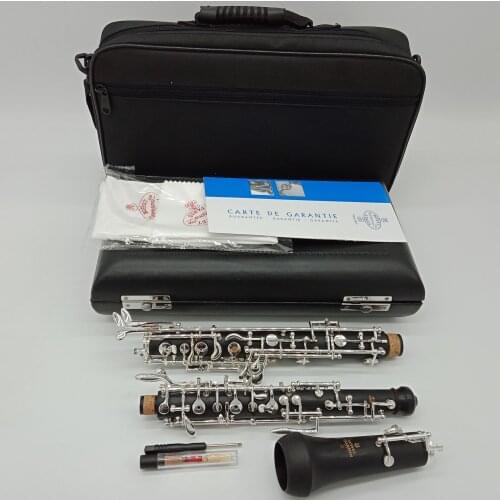 Music Fancier Club Oboe Virtuose Professional Bakelite Student Oboe C Key Musical Instruments With Case Reeds Accessories