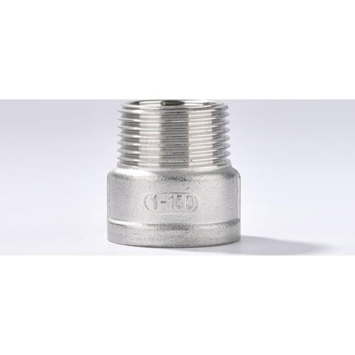 1/2" 3/4" 1" 1-1/4" 1-1/2" BSP Male To Female Thread 304 Stainless Steel Socket Pipe Fitting Connector Adapter Coupler