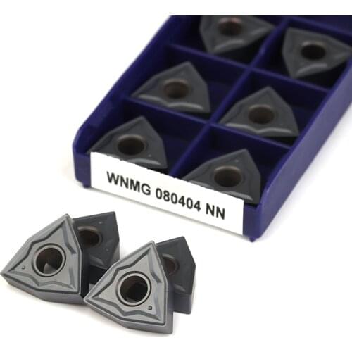 10PCS LAMINE 100% original WNMG080404 NN LT10 carbide blade CNC lathe cutter head WNMG080408 tool