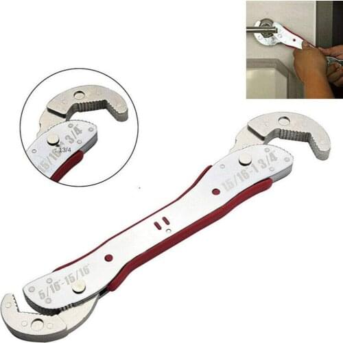 9-45MM Universal Wrench Adjustable and Grip Torque Wrench Fast Faucet Tool Hook Wrench Set Tool Kit for Home Tool for Car Repair