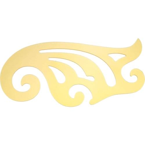 Uxcell Curve Ruler Multi-function Comic Template Tool Plastic 20cm for Drawing Projects Crafting Works and Pattern Making