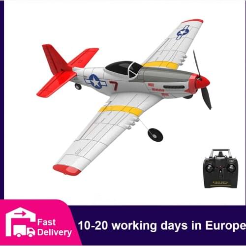 Volantex 761-5 RC Airplane 2.4GHz 6-Axis Gyro P-51D Mustang RC Plane Glider EPP Trainer Warbird Fixed Wing RTF One-Key U Turn