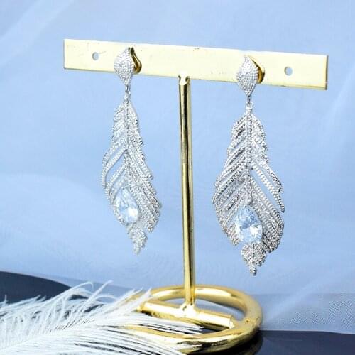 S925 pure silver lady earrings, high-grade jewelry, sweet style, party, party, engagement, dance, temperament earrings