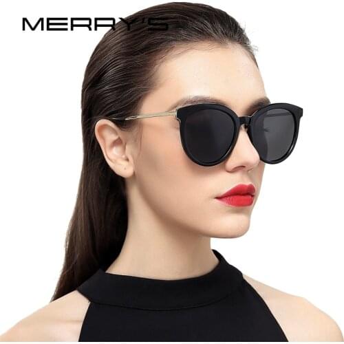 MERRYS Women Brand Designer Cat Eye Polarized Sunglasses 100% UV Protection S'6152