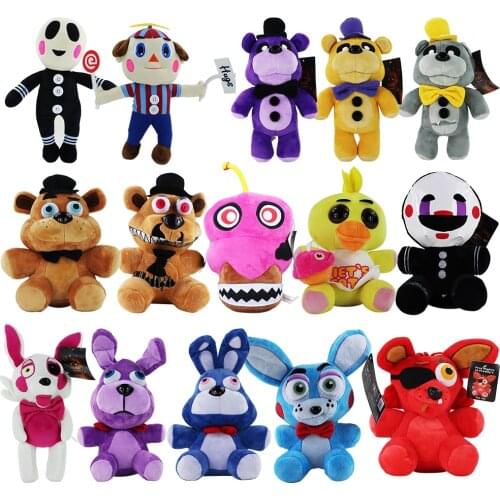 20-30cm Animals Bear Fox Duck Rabbit Plush Pendant Toys
