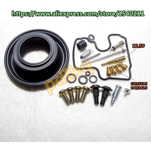 1 set $ 12.5)1990-08 year KPS ZX-6(ZZR600) Ninja ZX-6R motorcycle carburetor repair kit Configure vacuum diaphragm