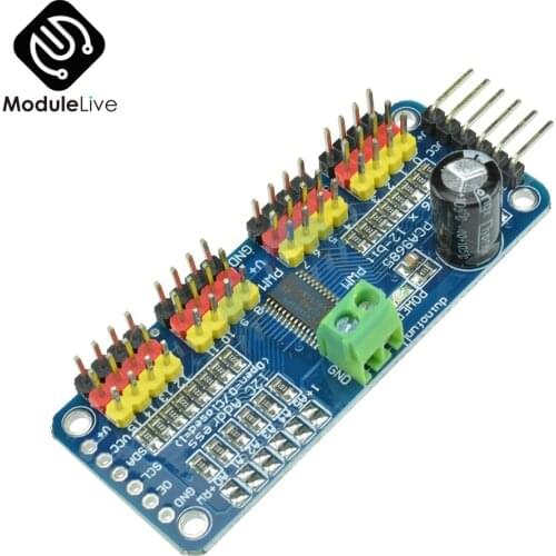 16 Channel 12-bit PWM/Servo Driver-I2C interface PCA9685 module Raspberry pi shield module servo shield For Arduino Raspberry Pi
