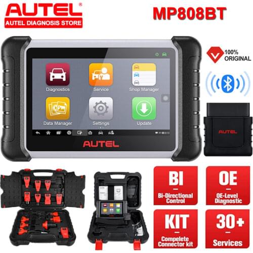 2021 Autel MaxiPRO MP808BT OBD2 Auto Diagnostics Scan Tool EPB ABS Automotive Scanner 30+ Service Better DS808 MP808