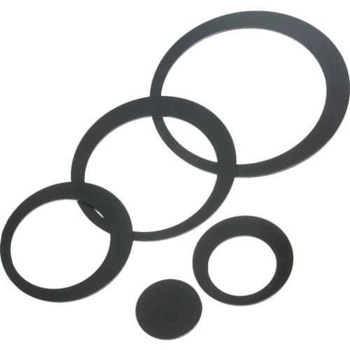 5PCs/Set Home Decoration Circles 3D Removable Art TV Wall Stickers Multi-Colors round ring stickers Room Decoration Decals