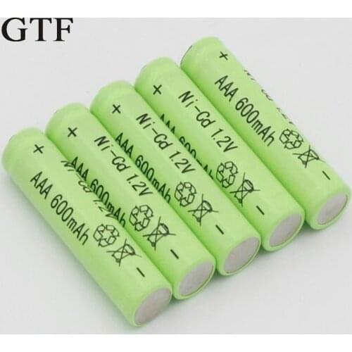 Battery GTF 5 pcs AAA 600 MAH Ni-MH rechargeable battery. Mouse wireless rechargeable battery battery remote control toy