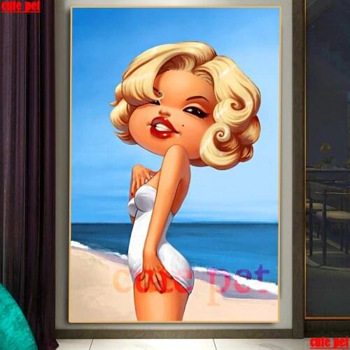 5D Diamond Painting Cartoon star Kits Handmade Needlework DIY Diamond Embroidery puzzle Mosaic Rhinestone Picture Decoration