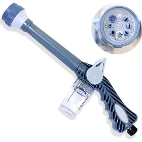 8in1Multifunctional Water Gun Convertible High Pressure Foam Car Cleaner Gardening Watering Sprinkler Household Cleaning Tools