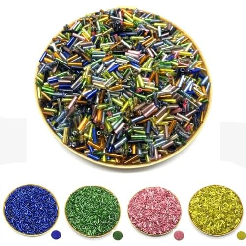 Multi Color 2*3mm/2*6mm Czech Cylindrical Glass Tube Bugle Beads Seed Beads For Bracelet Necklace DIY Jewelry Making
